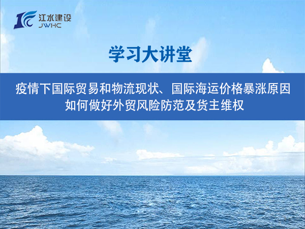 疫情下国际贸易和物流现状、国际海运价格暴涨原因、 如何做好外贸风险防范及货主维权